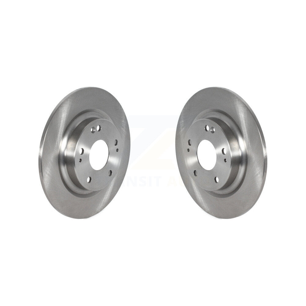 Disc Brake Rotors Rear Pair For 2017-2020 Honda Civic Si