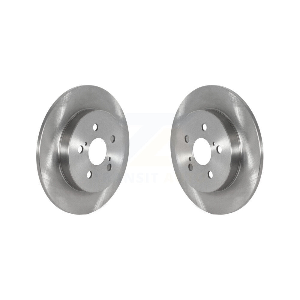 Disc Brake Rotors Rear Pair For Toyota Corolla