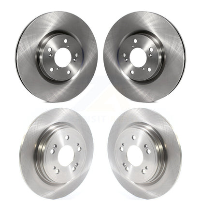 Disc Brake Rotors Front Rear Kit For 2014-2020 Acura RLX Sport Hybrid SH-AWD