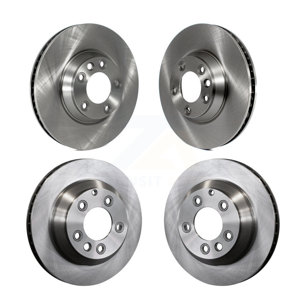 Disc Brake Rotors Front Rear Kit For Audi Q7 Porsche Cayenne Volkswagen Touareg