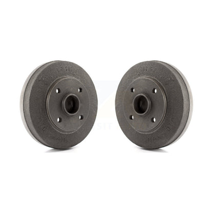 Brake Drums Rear Pair For 2003-2005 Kia Rio 4-Wheel ABS