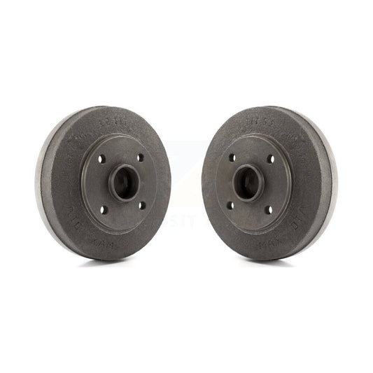 Brake Drums Rear Pair For 2003-2005 Kia Rio 4-Wheel ABS