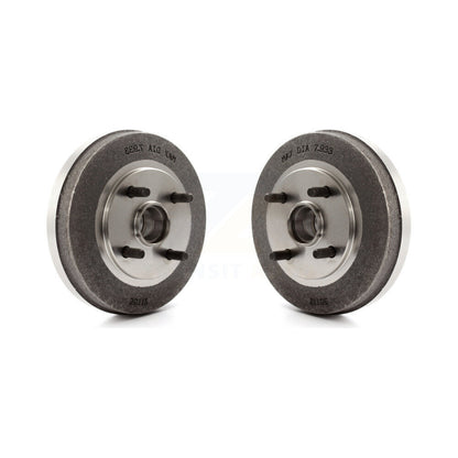 Brake Drums Rear Pair For 2003-2005 Kia Rio Non-ABS