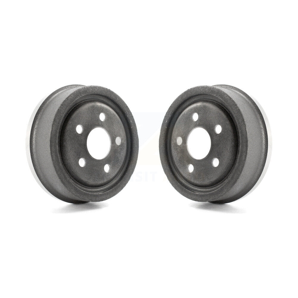 Drums Rear Pair For Chevrolet Cavalier Pontiac Sunfire Grand Am Sunbird Corsica