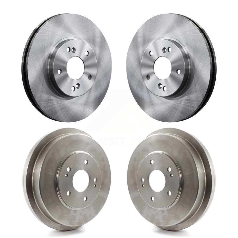 Disc Brake Rotors Drums Kit Front Rear For 1999-2001 Honda Odyssey