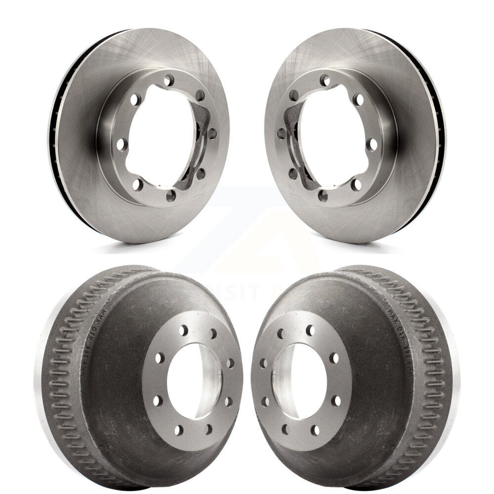 Disc Brake Rotors Drum Kit Front Rear For GMC K2500 Chevrolet K3500 Suburban