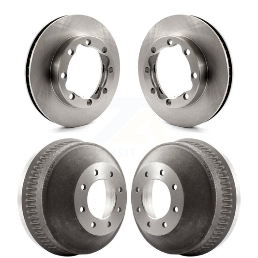 Disc Brake Rotors Drum Kit Front Rear For GMC K2500 Chevrolet K3500 Suburban
