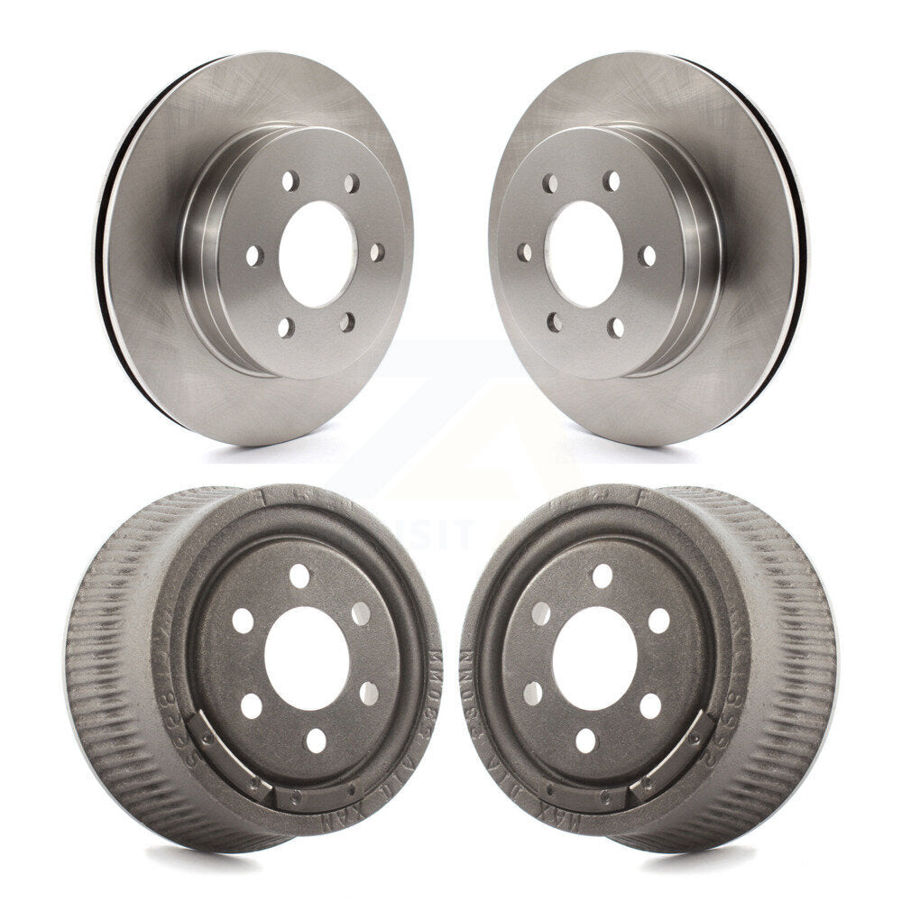 Brake Rotor Drum Front Rear Kit For 1997-2002 Dodge Dakota With 9" Diameter