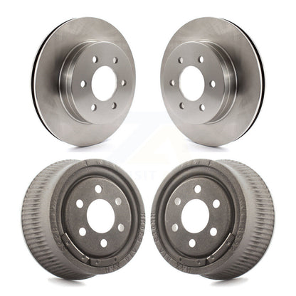 Brake Rotor Drum Front Rear Kit For 1997-2002 Dodge Dakota With 9" Diameter