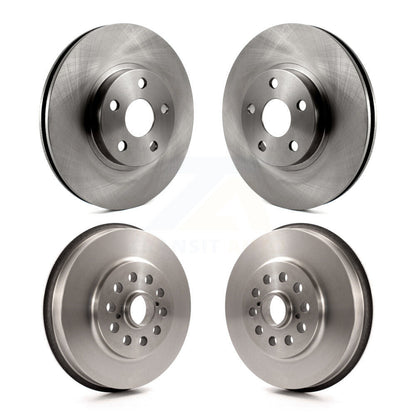 Brake Rotor Drum Kit Front Rear For 2003-2006 Toyota Matrix Pontiac Vibe AWD