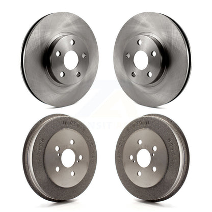 Disc Brake Rotors Drums Kit Front Rear For Toyota Matrix Pontiac Vibe