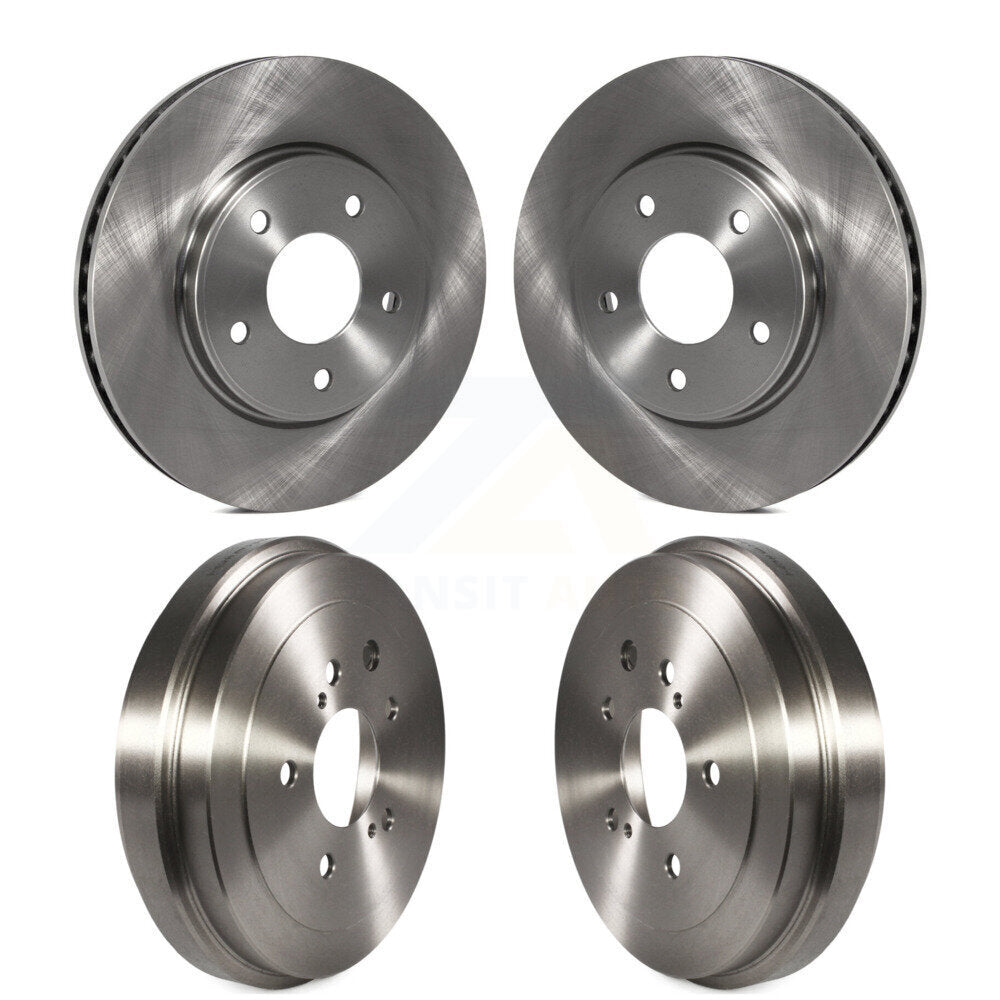 Disc Brake Rotor Drum Kit Front Rear For Nissan NV200 Chevrolet City Express