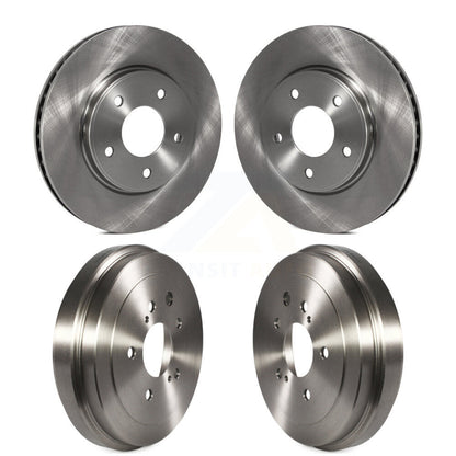 Disc Brake Rotor Drum Kit Front Rear For Nissan NV200 Chevrolet City Express