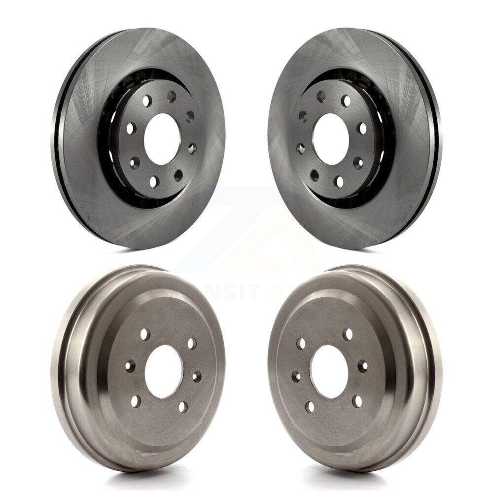 Brake Rotors Drums Front Rear Kit For Chevrolet Aveo Pontiac Aveo5 Wave Spark G3