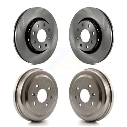 Brake Rotors Drums Front Rear Kit For Chevrolet Aveo Pontiac Aveo5 Wave Spark G3
