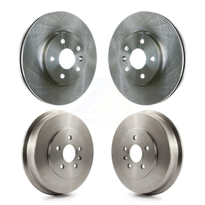 Disc Brake Rotors Drums Kit Front Rear For Chevrolet Cruze Limited