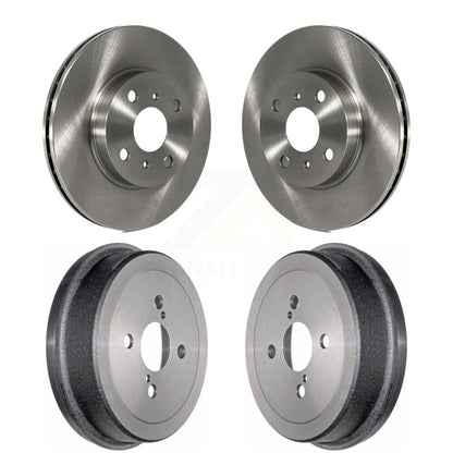 Disc Brake Rotors Drum Kit Front Rear For Toyota Corolla Prizm Chevrolet Geo