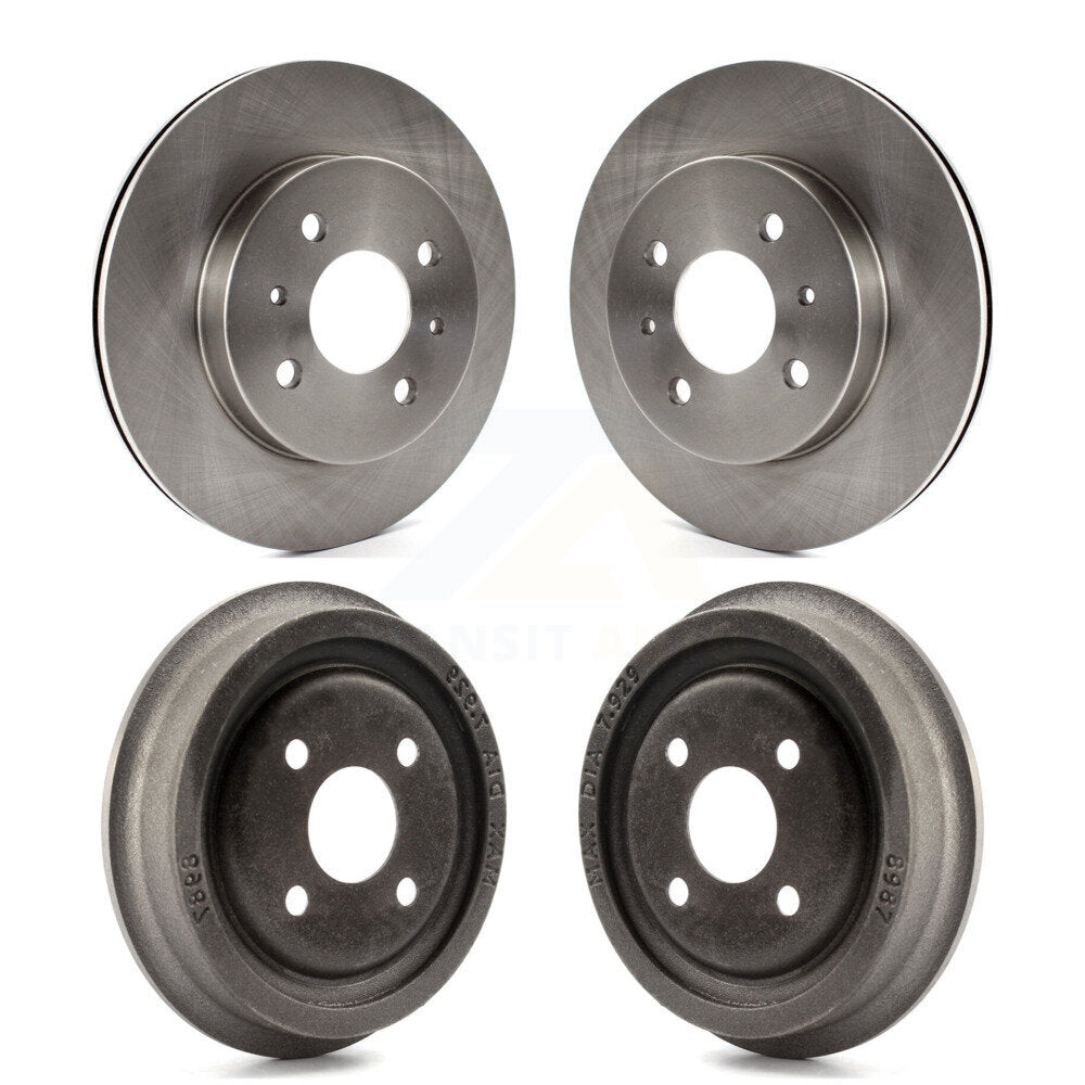 Disc Brake Rotors Drums Front Rear Kit For Saturn SL1 SC1 SL2 SC2 SL SW2 SW1 SC