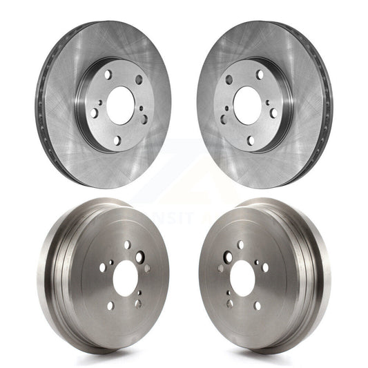 Disc Brake Rotors Drums Kit Front Rear For Toyota Camry