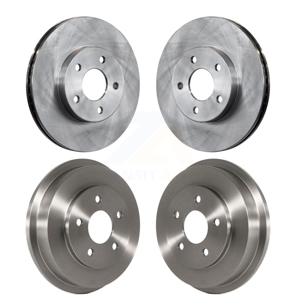 Disc Brake Rotors Drums Kit Front Rear For Chevrolet Cobalt Pontiac G5