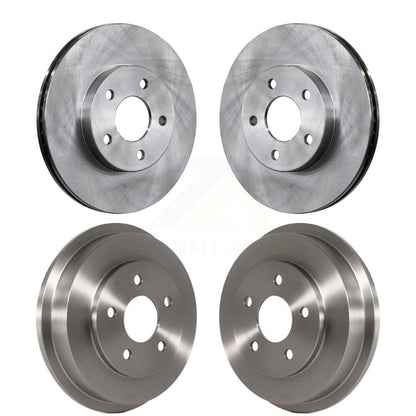 Disc Brake Rotors Drums Kit Front Rear For Chevrolet Cobalt Pontiac G5