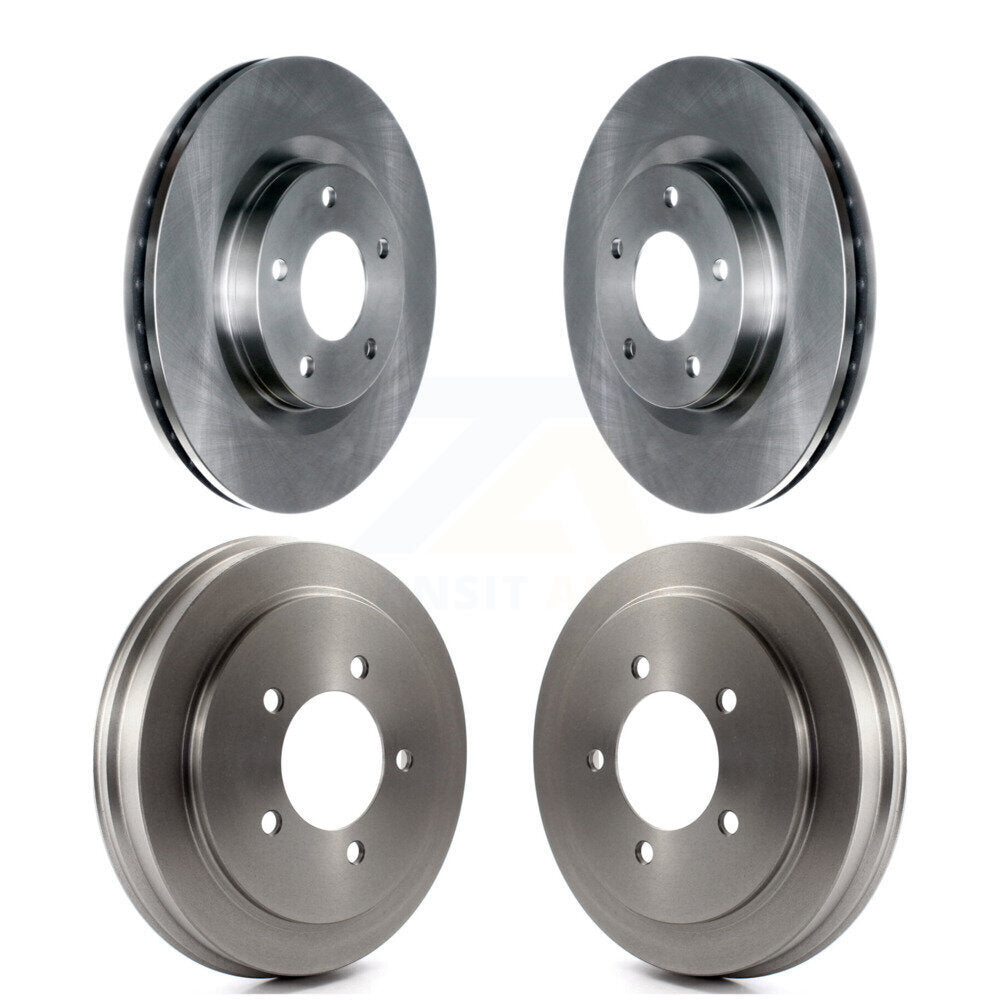 Brake Rotors Drum Front Rear Kit For Jeep Patriot Compass Dodge Caliber Chrysler