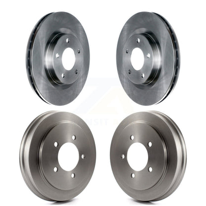 Brake Rotors Drum Front Rear Kit For Jeep Patriot Compass Dodge Caliber Chrysler