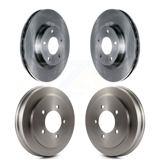 Brake Rotors Drum Front Rear Kit For Jeep Patriot Compass Dodge Caliber Chrysler
