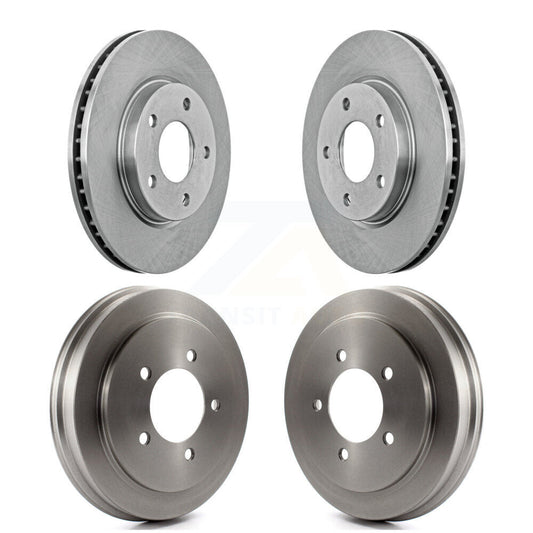 Disc Brake Rotors Drums Kit Front Rear For Dodge Caliber