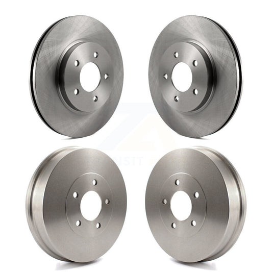Brake Rotors Drums Front Rear Kit For Ford Escape Mazda Tribute Mercury Mariner