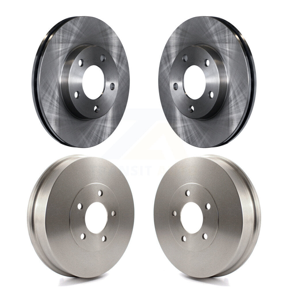 Brake Rotor Drum Front Rear Kit For Ford Escape Mercury Mariner rear brakes