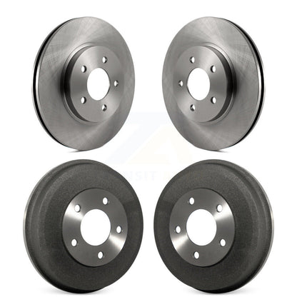 Brake Rotors Drums Front Rear Kit For Ford Escape Mazda Tribute Mercury Mariner