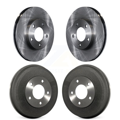 Brake Rotors Drums Front Rear Kit For Ford Escape Mazda Tribute Mercury Mariner
