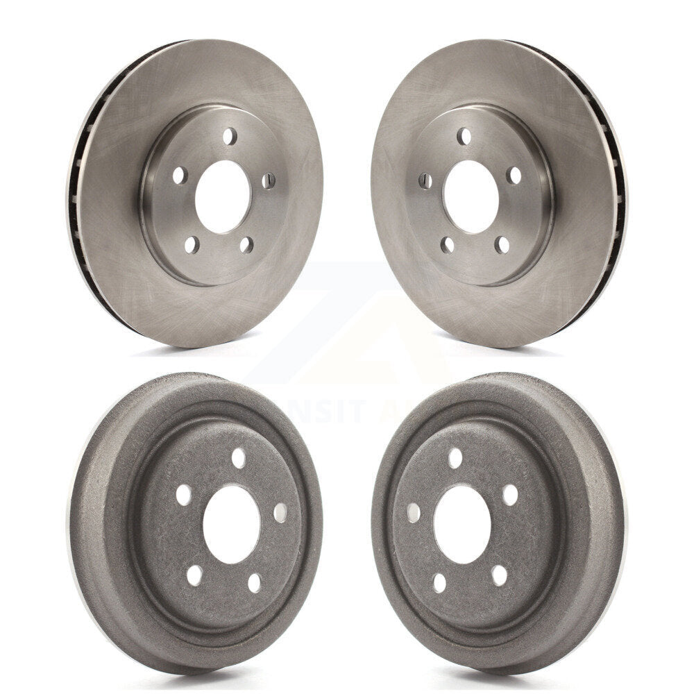 Brake Rotor Drum Front Rear Kit For Dodge Chrysler LeBaron Shadow Plymouth 600 &