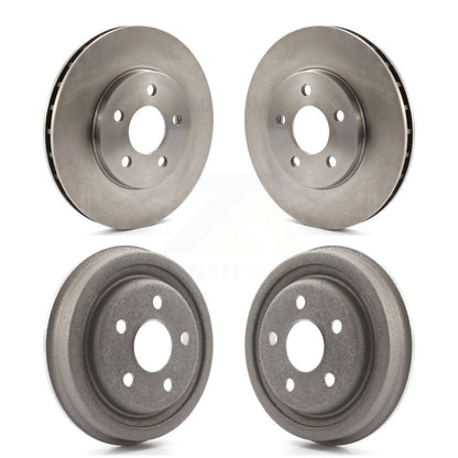 Brake Rotor Drum Front Rear Kit For Dodge Chrysler LeBaron Shadow Plymouth 600 &
