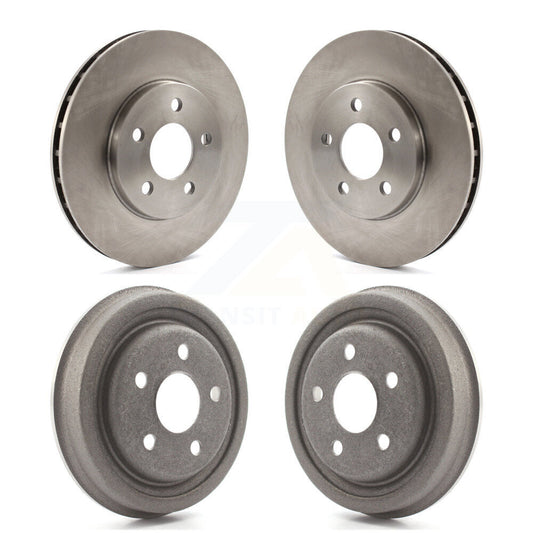 Brake Rotor Drum Front Rear Kit For Dodge Chrysler LeBaron Shadow Plymouth 600 &