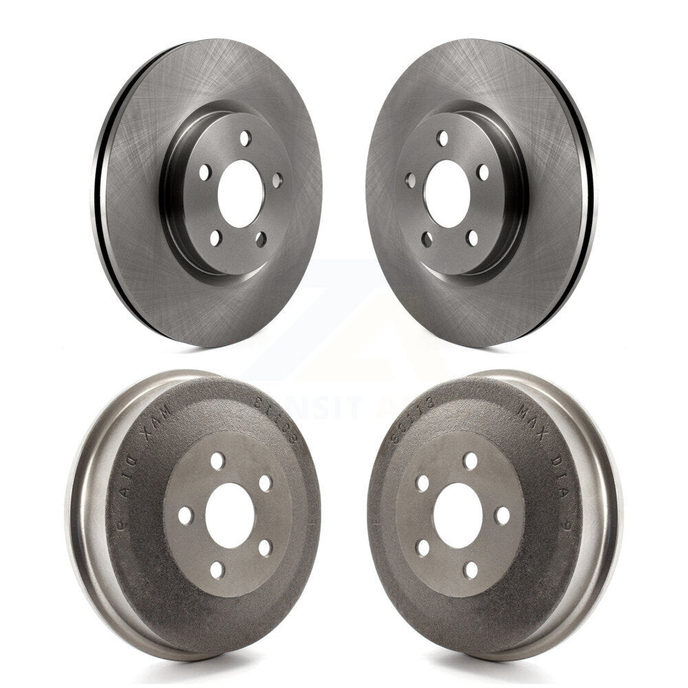 Disc Brake Rotor Drum Front Rear Kit For Chrysler PT Cruiser Naturally Aspirated