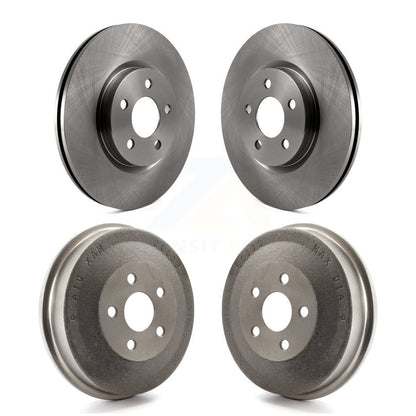 Disc Brake Rotor Drum Front Rear Kit For Chrysler PT Cruiser Naturally Aspirated