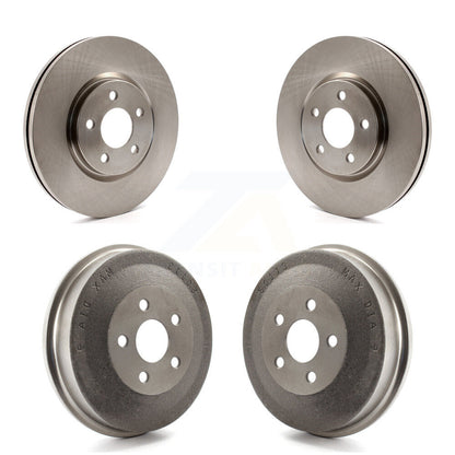 Disc Brake Rotors Drums Kit Front Rear For Chrysler PT Cruiser Turbocharged