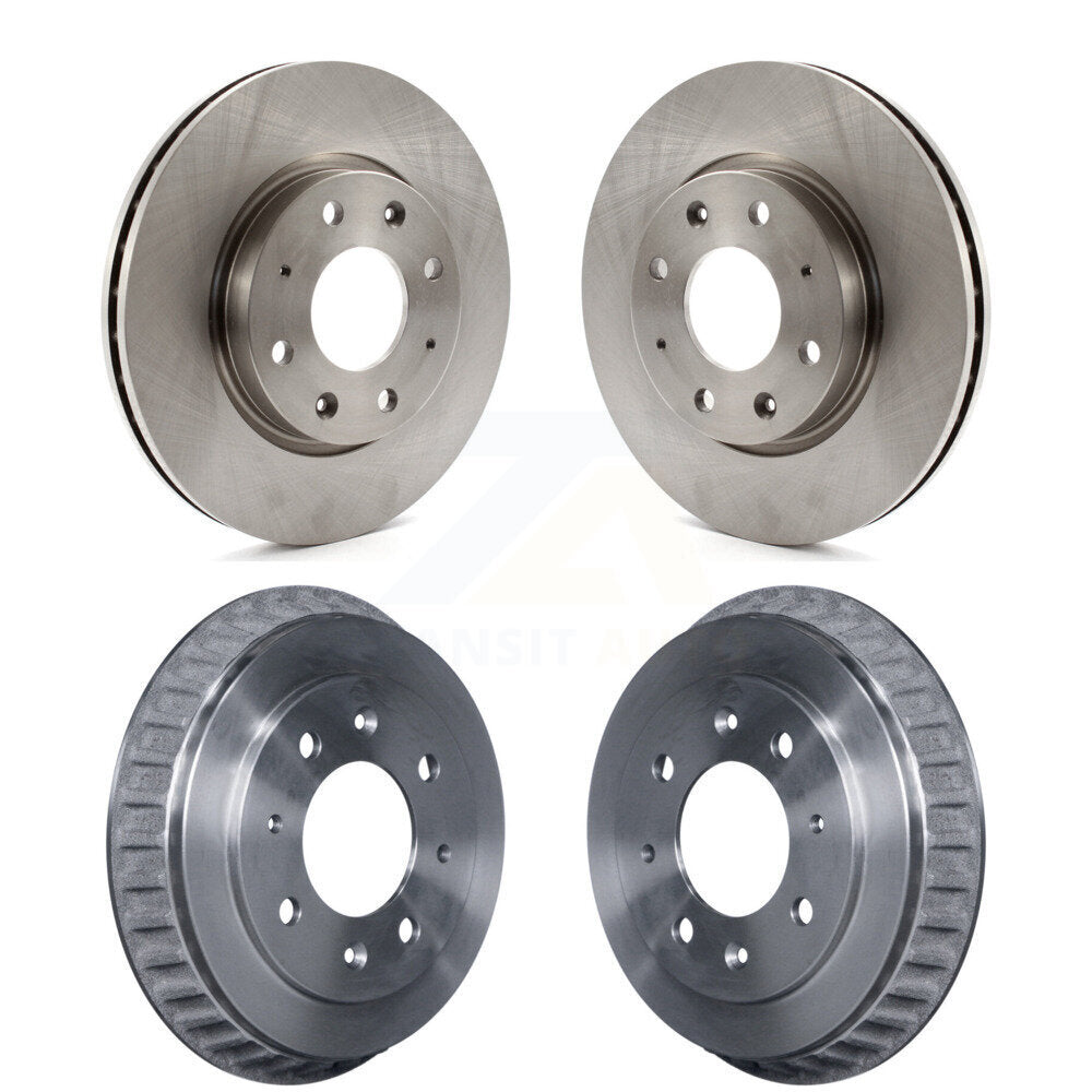 Disc Brake Rotors Drums Kit Front Rear For Kia Spectra Spectra5