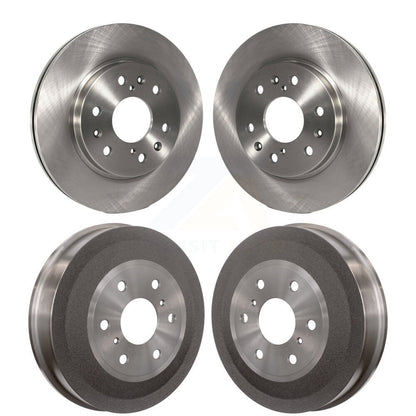 Disc Brake Rotor Drum Kit Front Rear For GMC Sierra 1500 Chevrolet Silverado