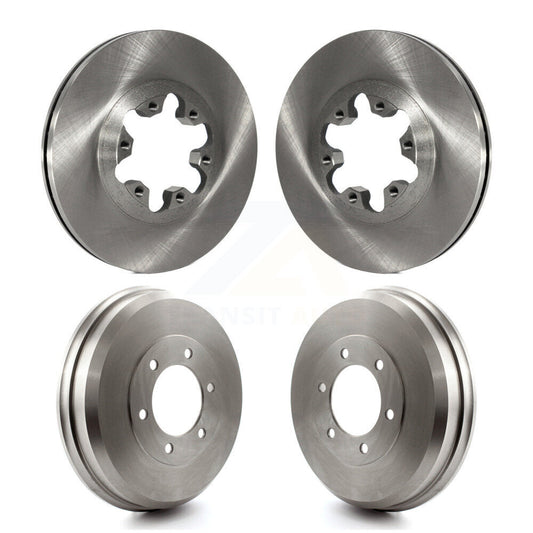 Brake Rotors Drums Front Rear Kit For Chevrolet Colorado GMC Canyon Isuzu i-280
