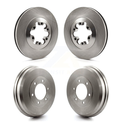 Disc Brake Rotor Drum Front Rear Kit For 2009-2012 Chevrolet Colorado GMC Canyon