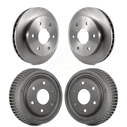 Disc Brake Rotors Drum Front Rear Kit For K1500 Chevrolet GMC Tahoe Yukon Blazer