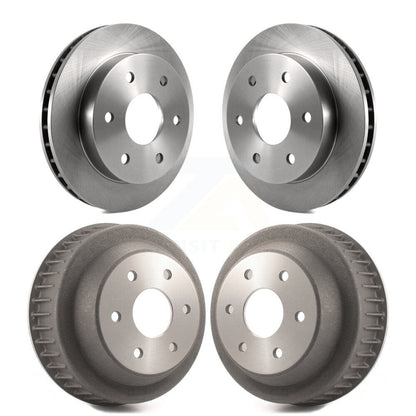 Disc Brake Rotors Drums Kit Front Rear For K1500 GMC Chevrolet K2500