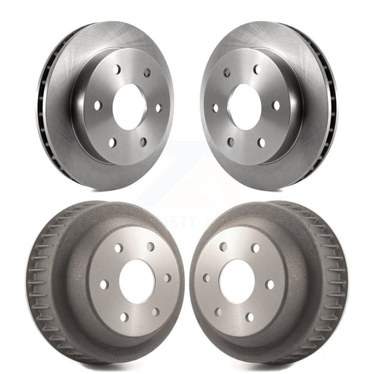 Disc Brake Rotors Drums Kit Front Rear For K1500 GMC Chevrolet K2500