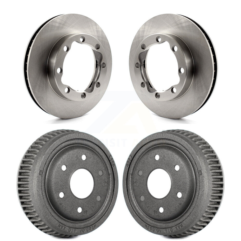 Brake Rotor Drum Front Rear Kit For 98-99 Chevrolet Tahoe 4WD with DIESEL engine