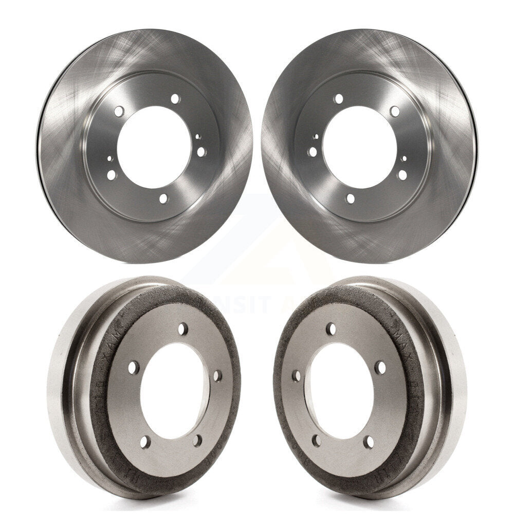 Disc Brake Rotors Drums Kit Front Rear For Suzuki Grand Vitara