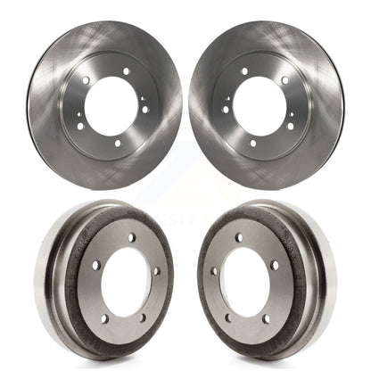 Disc Brake Rotors Drums Kit Front Rear For Suzuki Grand Vitara