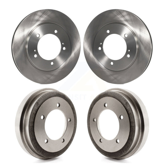 Disc Brake Rotors Drums Kit Front Rear For Suzuki Grand Vitara